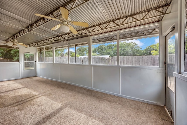 2245 Gennings Ct, Columbus, GA 31907 - unfurnished sunroom with ceiling fan and plenty of natural light