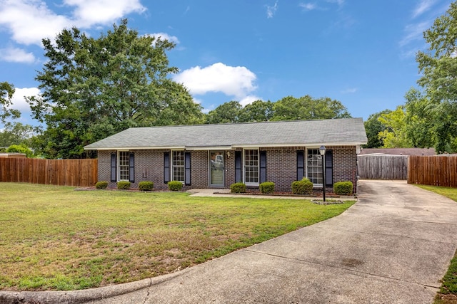 2245 Gennings Ct, Columbus, GA 31907 - ranch-style house with concrete driveway and brick siding