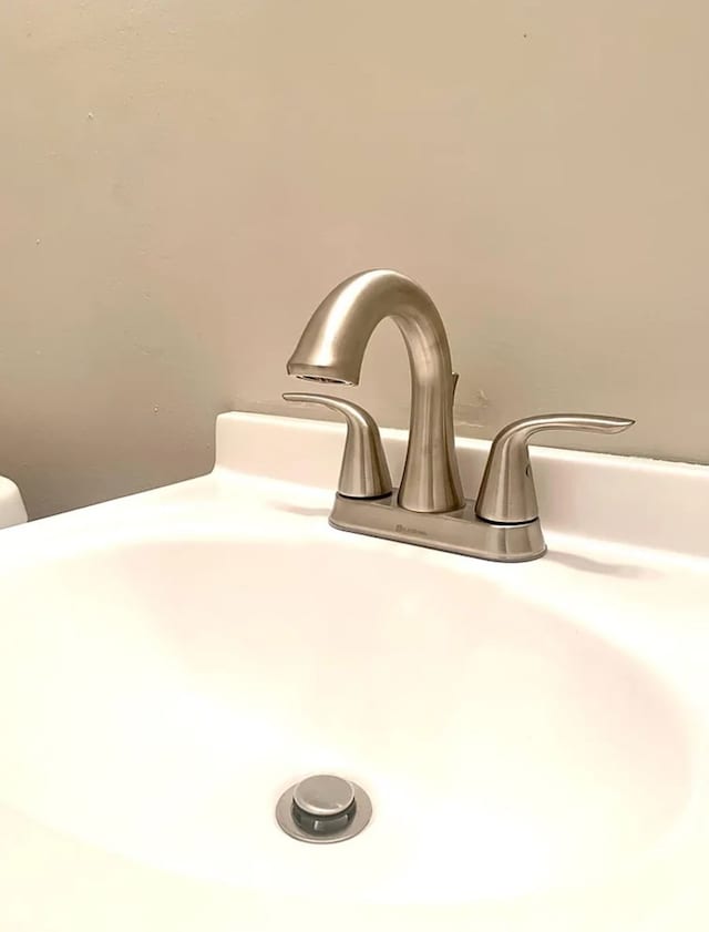 interior details featuring sink