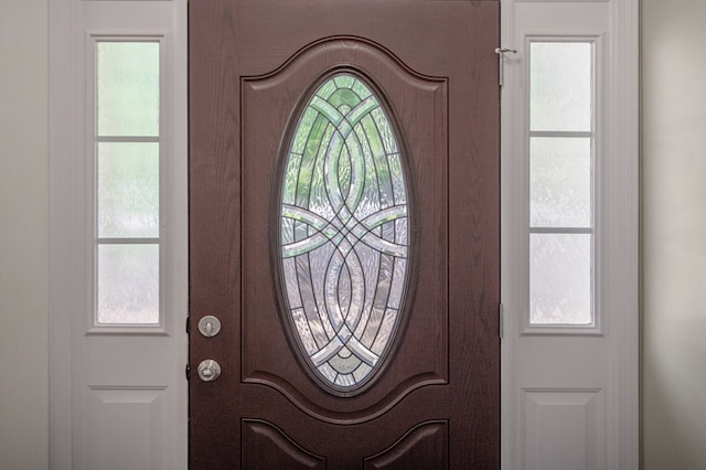 entryway featuring a healthy amount of sunlight
