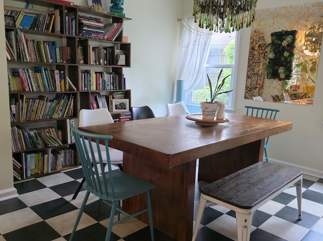 2914 Sue Mack Dr, Columbus, GA 31906 - dining area featuring tile patterned floors and baseboards