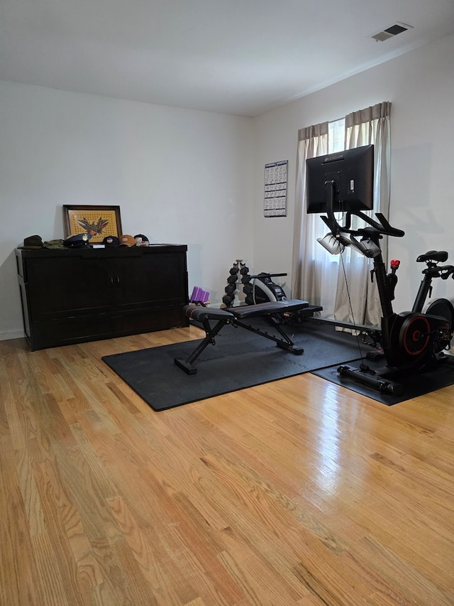 2914 Sue Mack Dr, Columbus, GA 31906 - workout room featuring wood finished floors