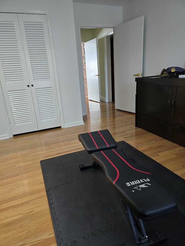 2914 Sue Mack Dr, Columbus, GA 31906 - exercise room featuring light wood finished floors and baseboards
