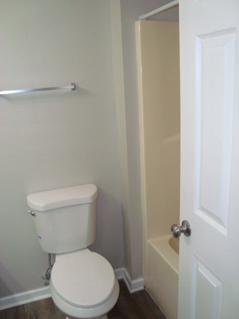 4118 Terrace Pointe Dr, Columbus, GA 31909 - full bathroom with baseboards and wood finished floors