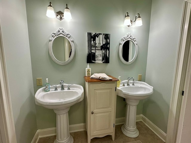 105 Lake View Dr, Hamilton, GA 31811 - bathroom featuring tile patterned floors and baseboards