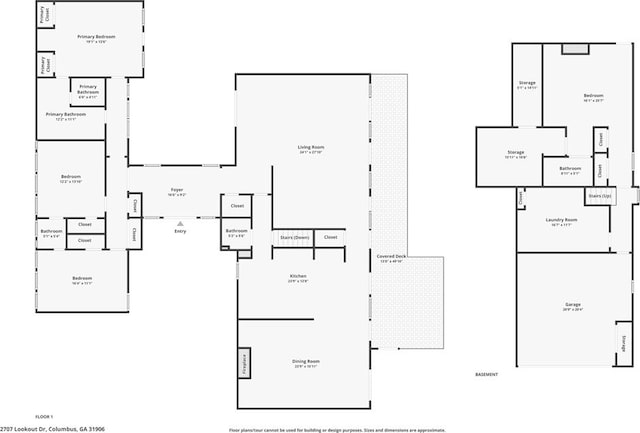 2707 Lookout Dr, Columbus, GA 31906 - view of home floor plan