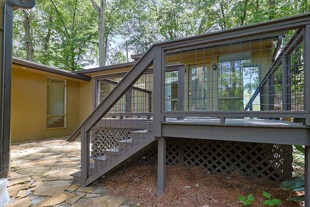 2707 Lookout Dr, Columbus, GA 31906 - deck with stairway