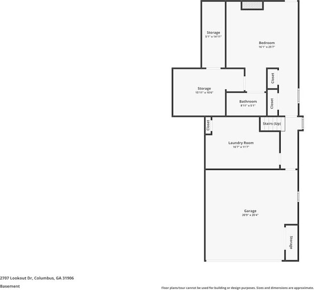 2707 Lookout Dr, Columbus, GA 31906 - view of property floor plan