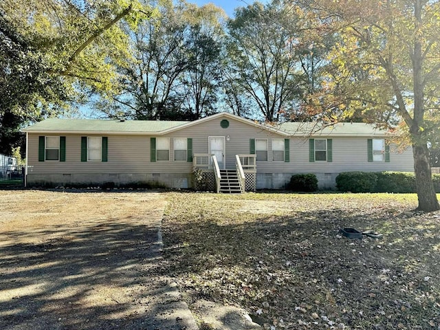 view of manufactured / mobile home