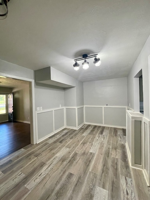 empty room featuring hardwood / wood-style floors