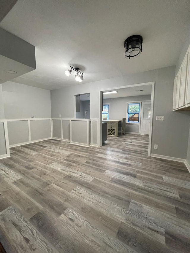 interior space featuring hardwood / wood-style floors