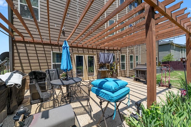 50 Riverside Lndg, Fort Mitchell, AL 36856 - view of patio / terrace with a pergola and outdoor dining space