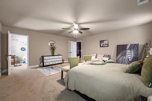 50 Riverside Lndg, Fort Mitchell, AL 36856 - bedroom featuring carpet and a ceiling fan