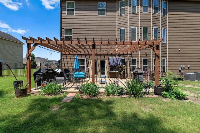 50 Riverside Lndg, Fort Mitchell, AL 36856 - back of property featuring a pergola and a patio