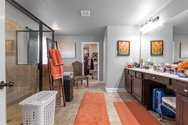 50 Riverside Lndg, Fort Mitchell, AL 36856 - full bath with a shower stall, vanity, and a walk in closet