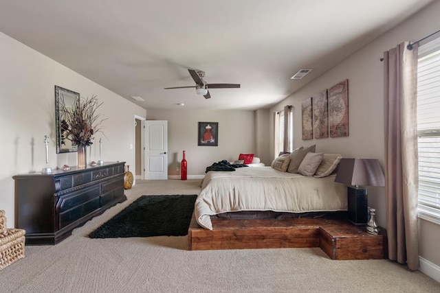 50 Riverside Lndg, Fort Mitchell, AL 36856 - carpeted bedroom with a ceiling fan and baseboards