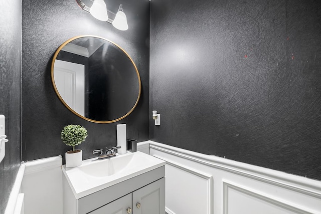 50 Riverside Lndg, Fort Mitchell, AL 36856 - bathroom featuring vanity and a textured wall