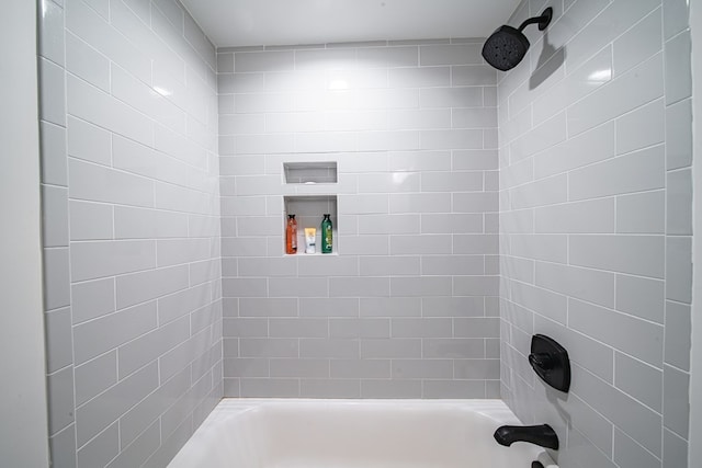 bathroom featuring shower / tub combination