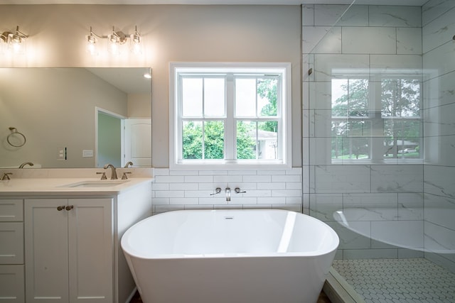 821 Lichfield Rd, Columbus, GA 31904 - full bath with a soaking tub and double vanity