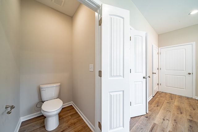 821 Lichfield Rd, Columbus, GA 31904 - bathroom with toilet and wood finished floors