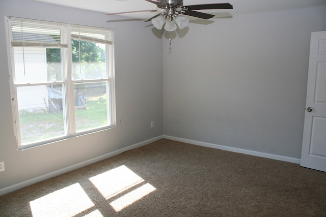 3813 Meritas Dr, Columbus, GA 31904 - empty room with a ceiling fan and carpet