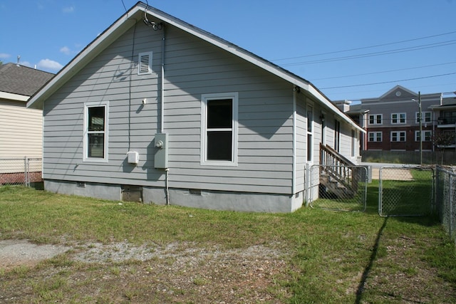 3813 Meritas Dr, Columbus, GA 31904 - rear view of property with crawl space