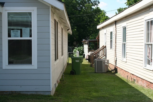 3813 Meritas Dr, Columbus, GA 31904 - view of side of home featuring a yard and crawl space