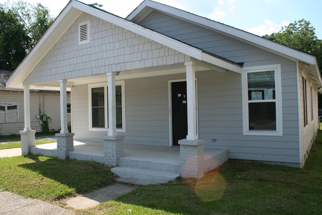 3813 Meritas Dr, Columbus, GA 31904 - bungalow with a porch and a front lawn