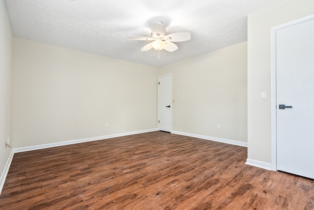 2630 Skylake Dr, Columbus, GA 31907 - empty room with dark wood-style floors and a ceiling fan