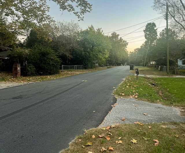 view of road