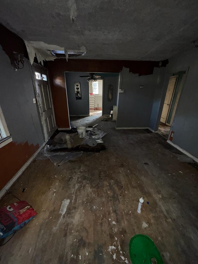 interior space featuring hardwood / wood-style floors