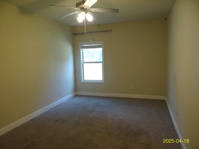 8 Rusty Dr, Phenix City, AL 36869 - carpeted spare room featuring baseboards and ceiling fan