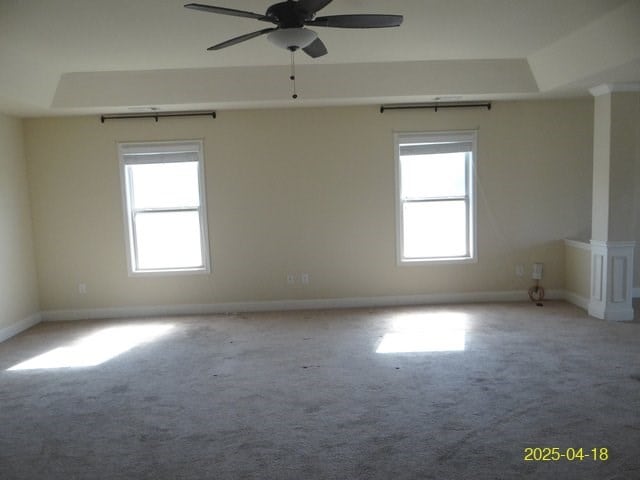 8 Rusty Dr, Phenix City, AL 36869 - carpeted spare room featuring baseboards and ceiling fan