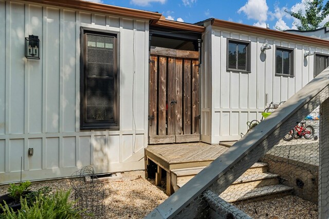 1580 Dixon Dr, Columbus, GA 31906 - back of house with board and batten siding