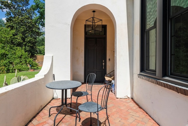 1580 Dixon Dr, Columbus, GA 31906 - doorway to property featuring stucco siding