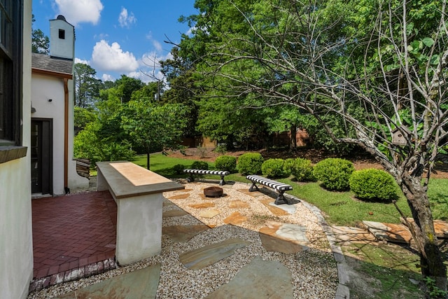 1580 Dixon Dr, Columbus, GA 31906 - view of patio / terrace with view of scattered trees