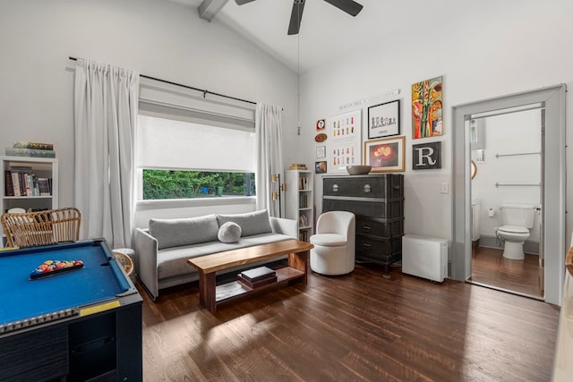 1580 Dixon Dr, Columbus, GA 31906 - recreation room featuring wood finished floors and ceiling fan