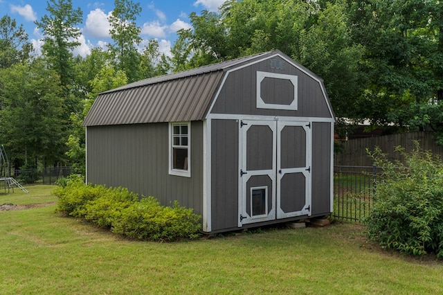 221 Abberly Ln, Ellerslie, GA 31807 - view of shed featuring a fenced backyard