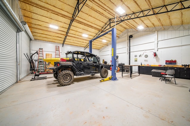 11602 Ga Highway 0085, Waverly Hall, GA 31831 - garage featuring a workshop area