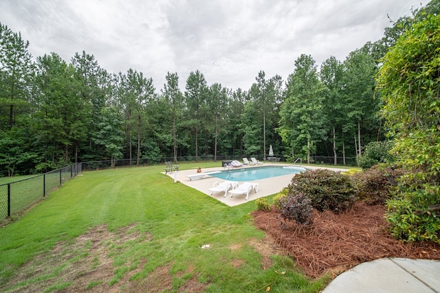 11602 Ga Highway 0085, Waverly Hall, GA 31831 - view of swimming pool with a patio area and a view of trees