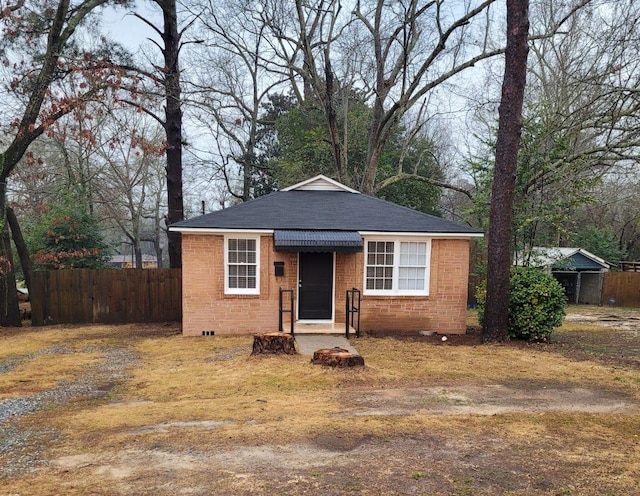 view of bungalow-style home