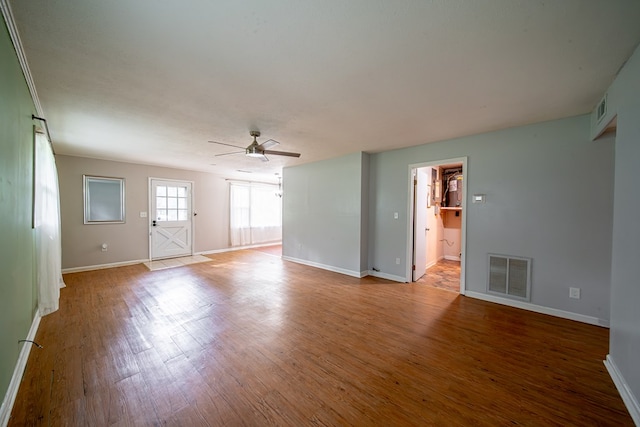 22 Oak Dr, Pine Mountain, GA 31822 - spare room with a ceiling fan and wood finished floors