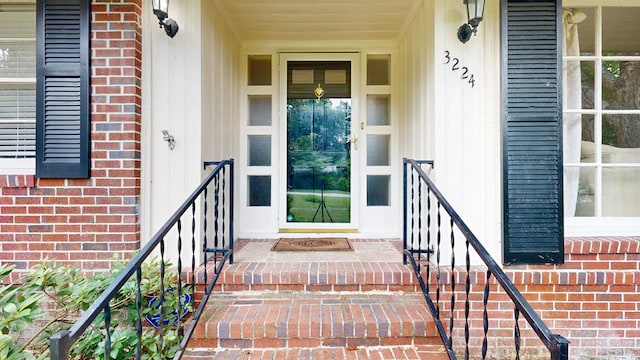 3224 Carden Dr, Columbus, GA 31907 - view of exterior entry with brick siding
