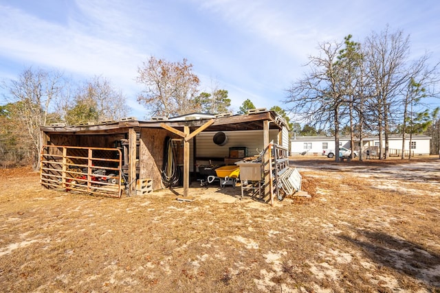 view of outbuilding