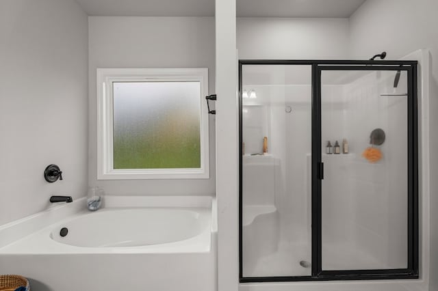 7546 Mockernut Way, Midland, GA 31820 - full bathroom with a shower stall and a garden tub
