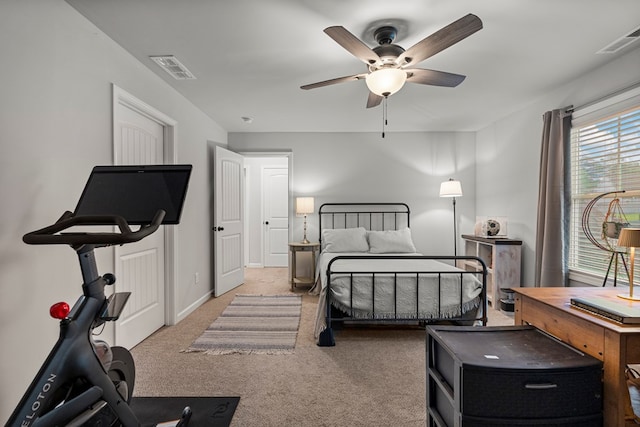 7546 Mockernut Way, Midland, GA 31820 - bedroom featuring carpet floors, a ceiling fan, and baseboards