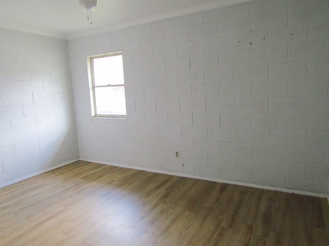 3406 Terminal St, Columbus, GA 31906 - empty room with light wood finished floors and crown molding