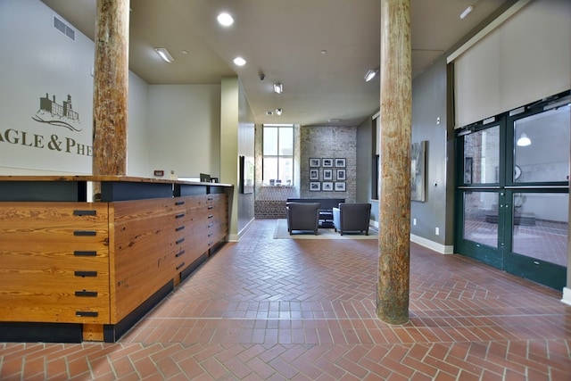 1201 Front Ave, Columbus, GA 31901 - welcome area featuring ornate columns