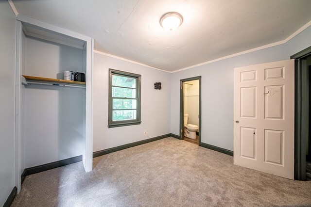 100 Rc Allen Dr, Columbus, GA 31907 - unfurnished bedroom featuring carpet, ornamental molding, and ensuite bath
