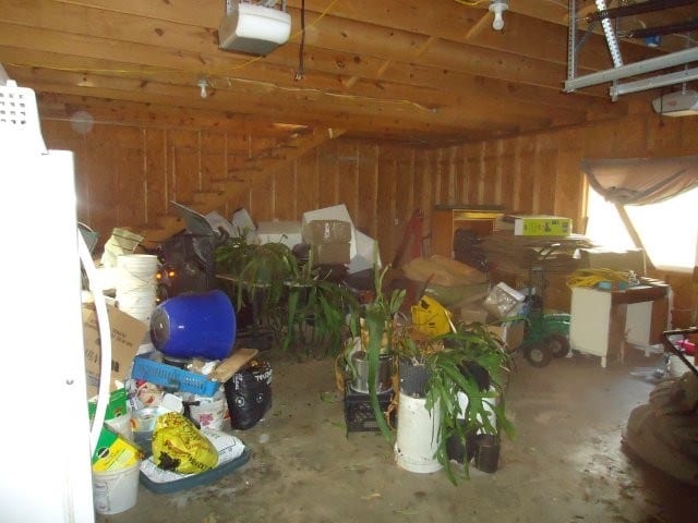 storage area with a garage